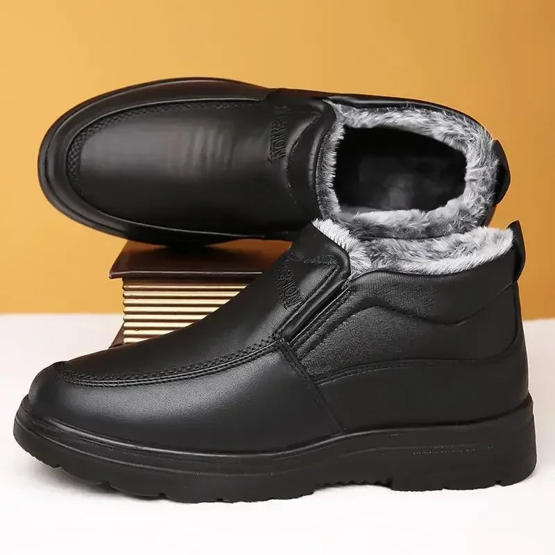 Men's Plush-Lined Winter Chelsea Boots – Warm Anti-Slip Winter Chelsea Boots Axl