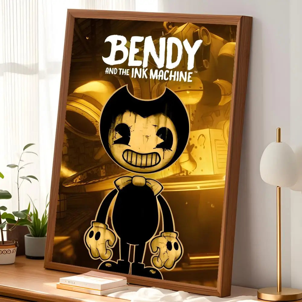 Bandy & Ink Machines Self-Stick HD PVC Wall Art Poster Wall Art Poster Axl