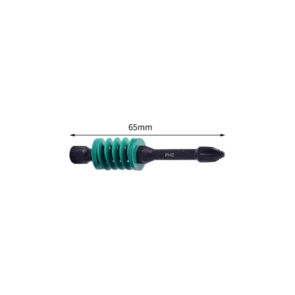 Magnetic Cross Head Screwdriver Bits 65/90/110mm Hex Shank Screwdriver Bit Axl green 65mm China Mainland