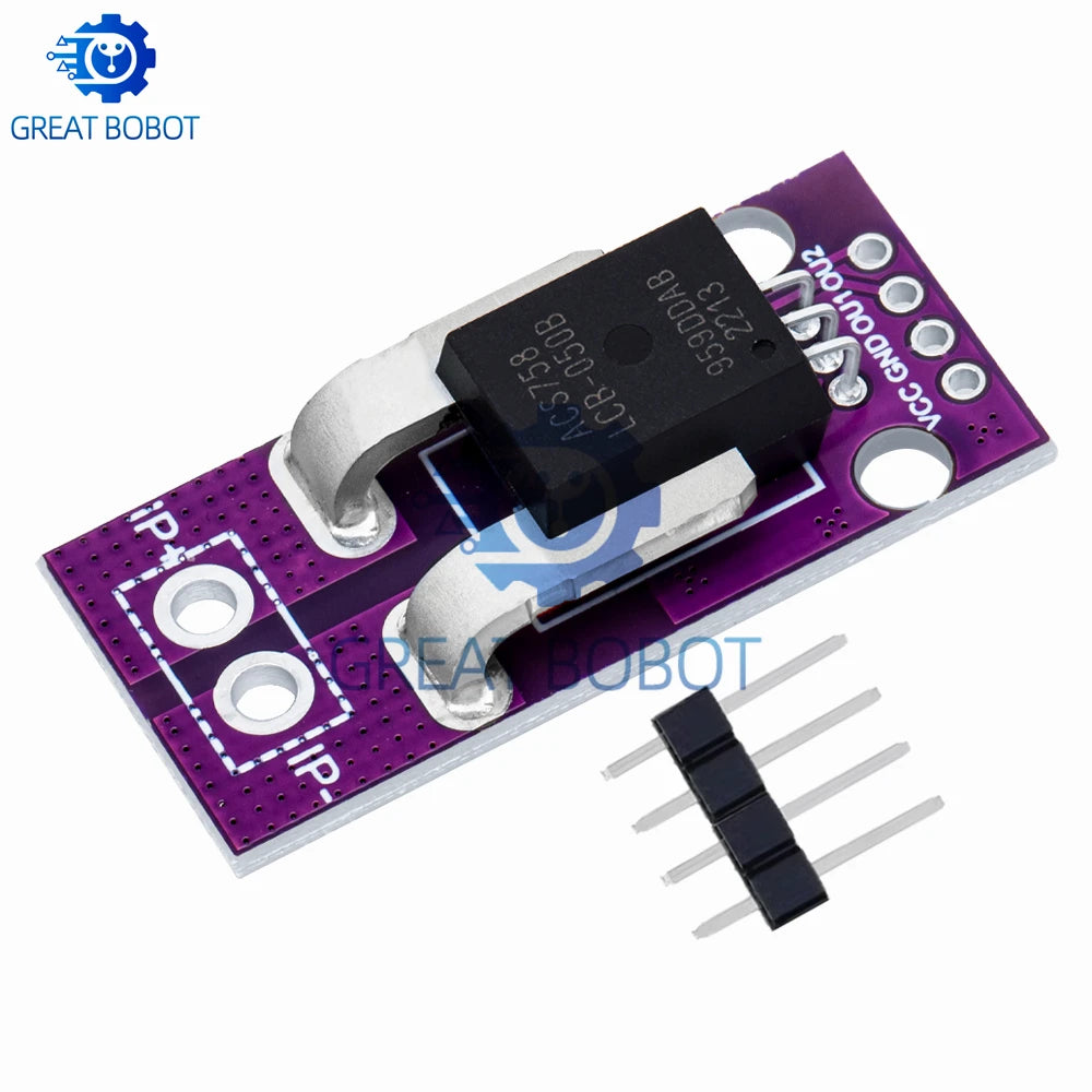ACS758 Hall Effect Linear Current Sensor Module 50A 100A Current Sensor Module Axl