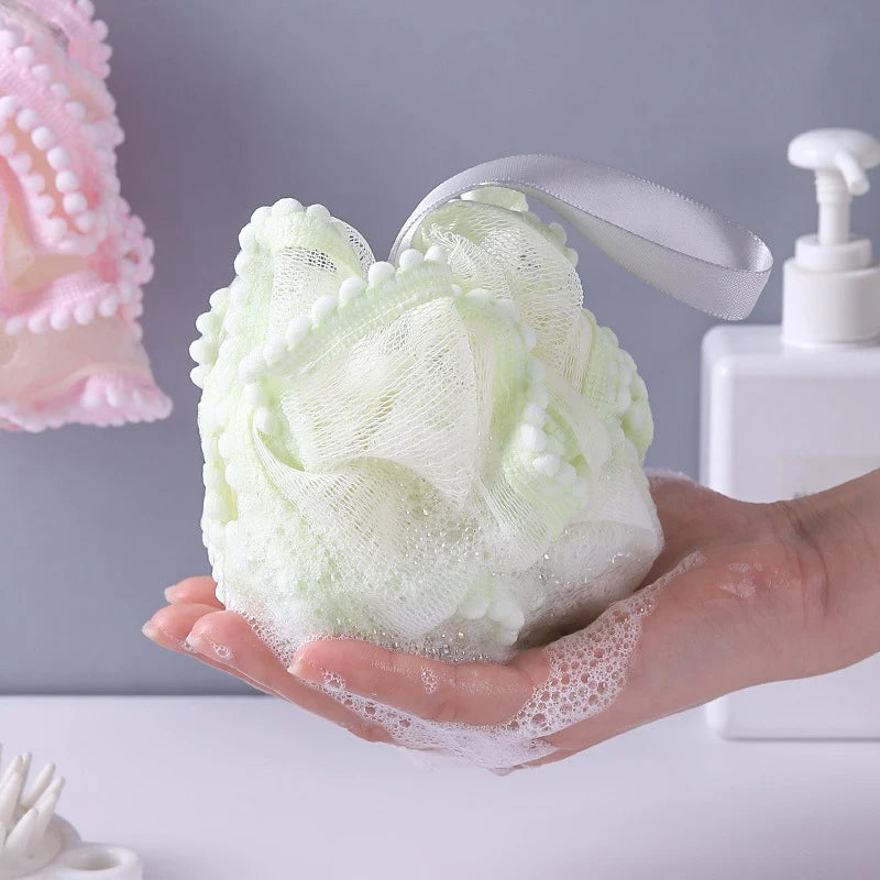 Soft Mesh Bath Sponge Ball – Exfoliating Shower Puff Bath Shower Puff Axl