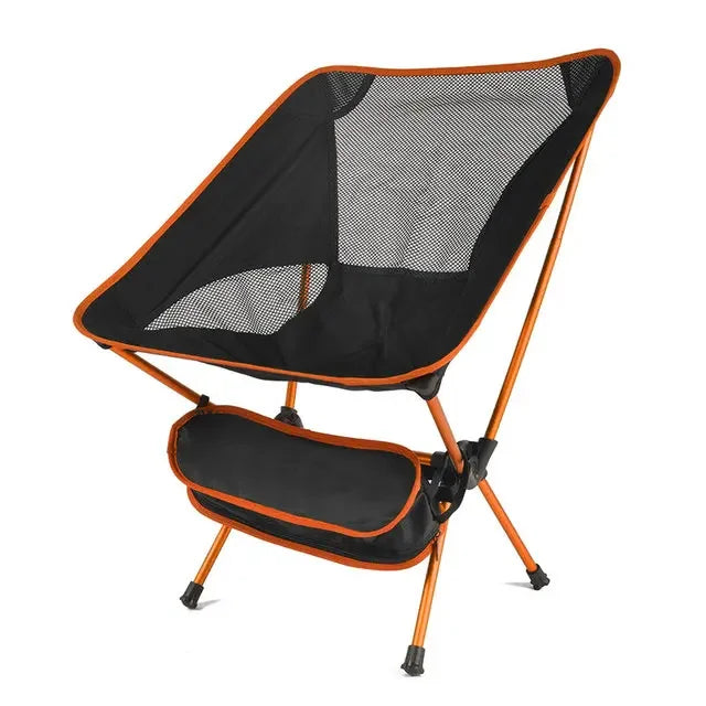 Ultralight Portable Folding Chair – Camping, Fishing & Outdoor Portable Folding Chair Axl Orange