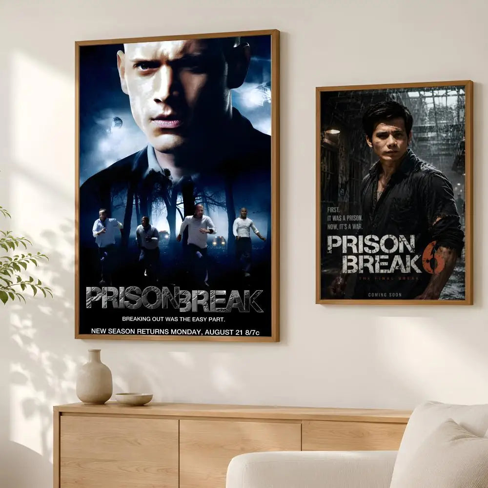 Prison Break HD Self-Stick PVC Wall Poster | Waterproof Decor Wall Art Poster Axl