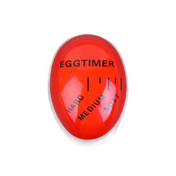 Color Changing Egg Timer – Soft, Medium & Hard Boiled Egg Timer Axl Red