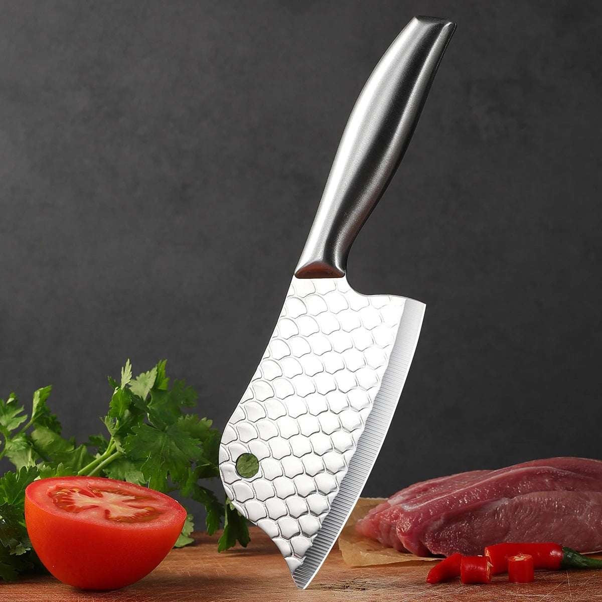 SHENJIU Forged Stainless Steel Utility Kitchen Knife Kitchen Utility Knife Axl 1pcs