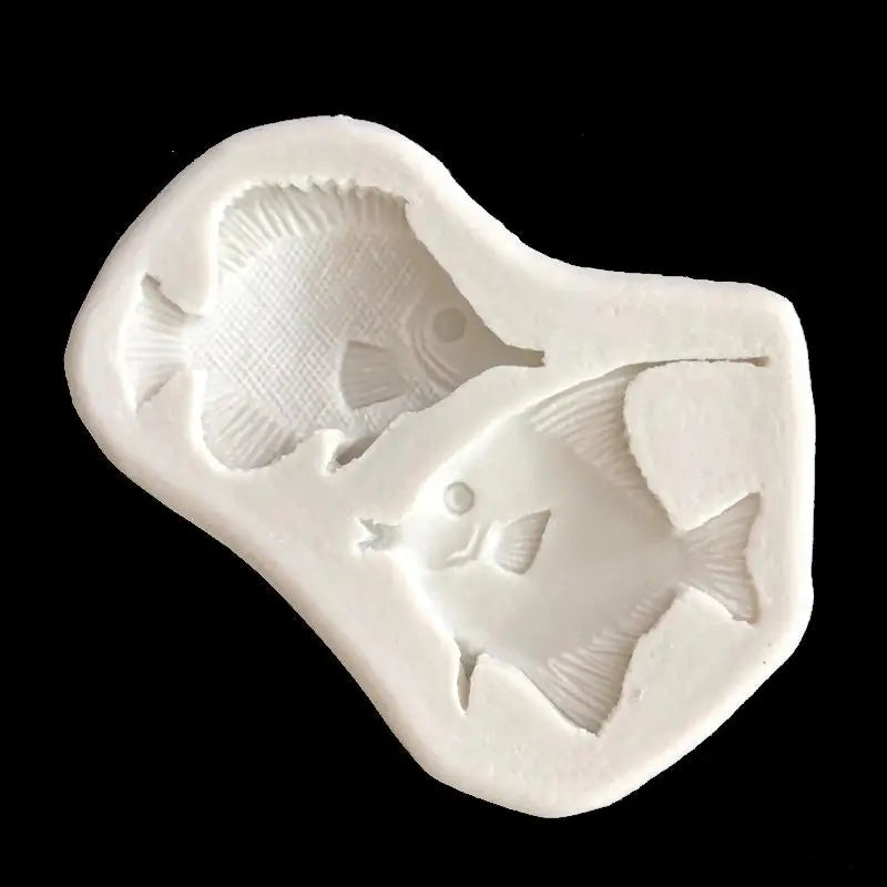 Fish Shape Silicone Mold – Fondant Candy Chocolate Baking Silicone Baking Mold Axl