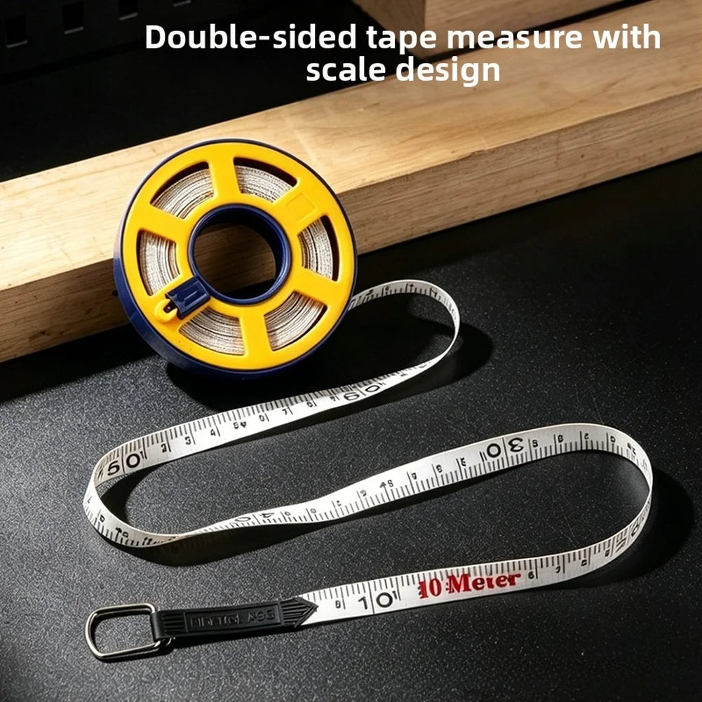 10M Fiberglass Tape Measure – Dual Scale Soft Measuring Ruler Fiberglass Tape Measure Axl