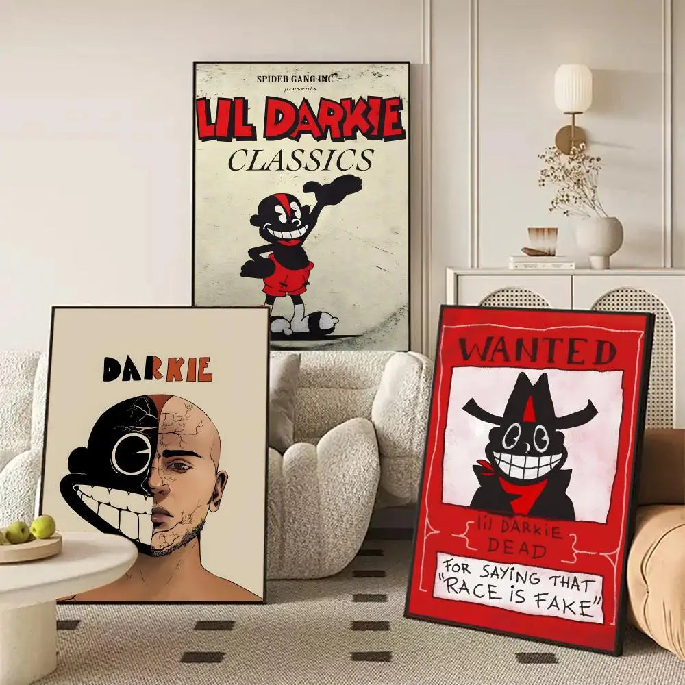 Lil Darkie Rapper Poster Removable Wall Art Decal – Home Décor Wall Art Poster Axl