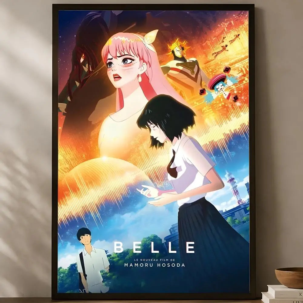 Movie B-Belle Self-Stick HD PVC Wall Art Poster | Waterproof Decor Wall Art Poster Axl White02 60X90cmNoframe