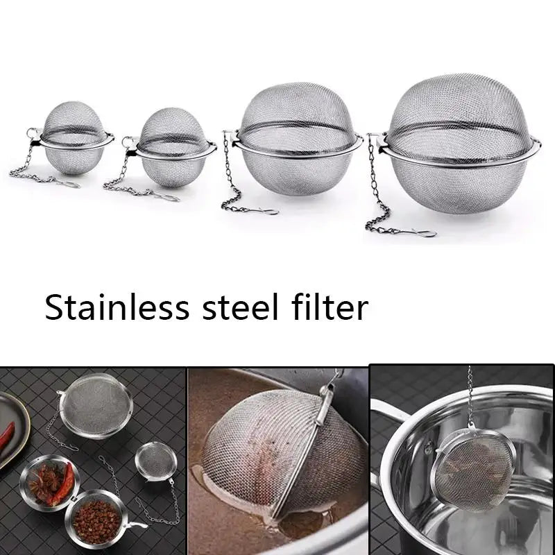 Stainless Steel Mesh Tea Infuser Ball | 1, 3 or 5 Pack Tea Infuser Ball Axl