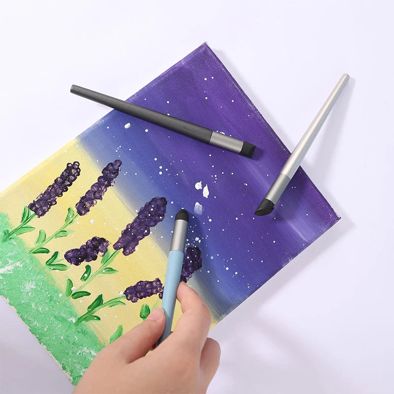 Washable Art Blending Sponge Pen Set – Sketch & Pastel Tool Art Blending Tool Axl