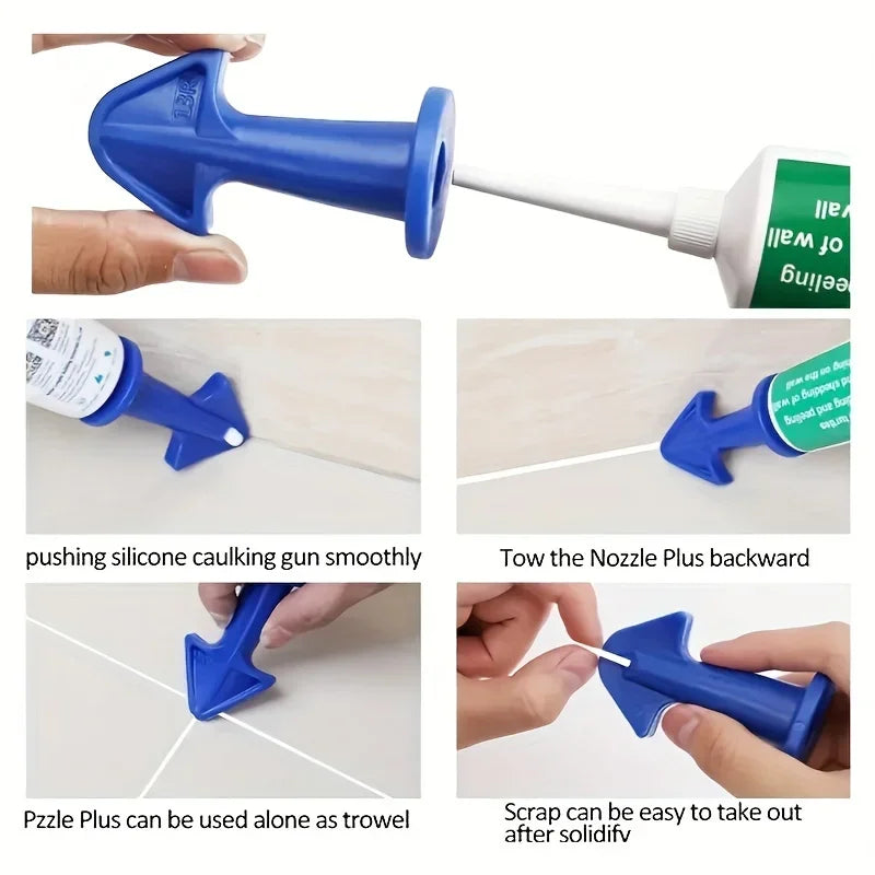 15-Piece Silicone Caulking Tool Set – Kitchen & Bathroom Sealing Caulking Tool Set Axl