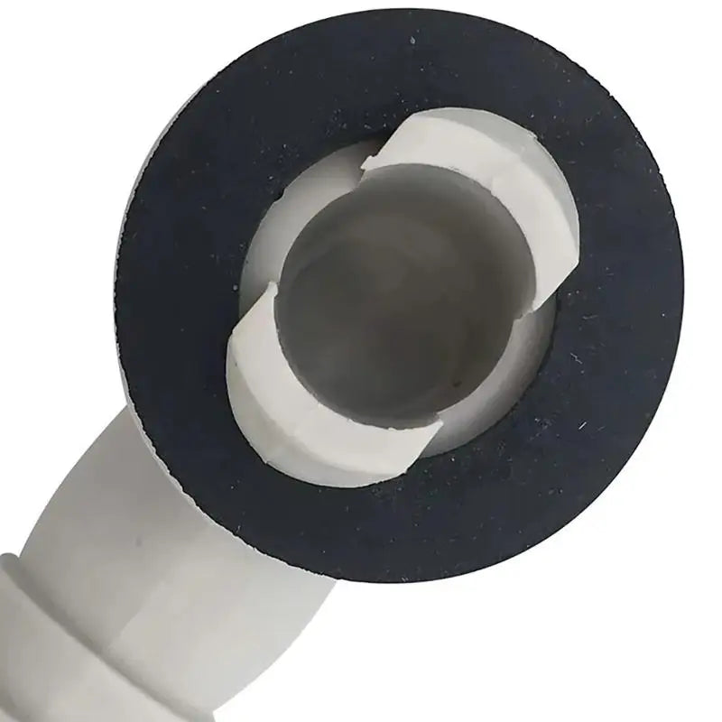 AC Drain Connector 15mm Plastic Elbow with Rubber Seal Ring AC Drain Fitting Axl