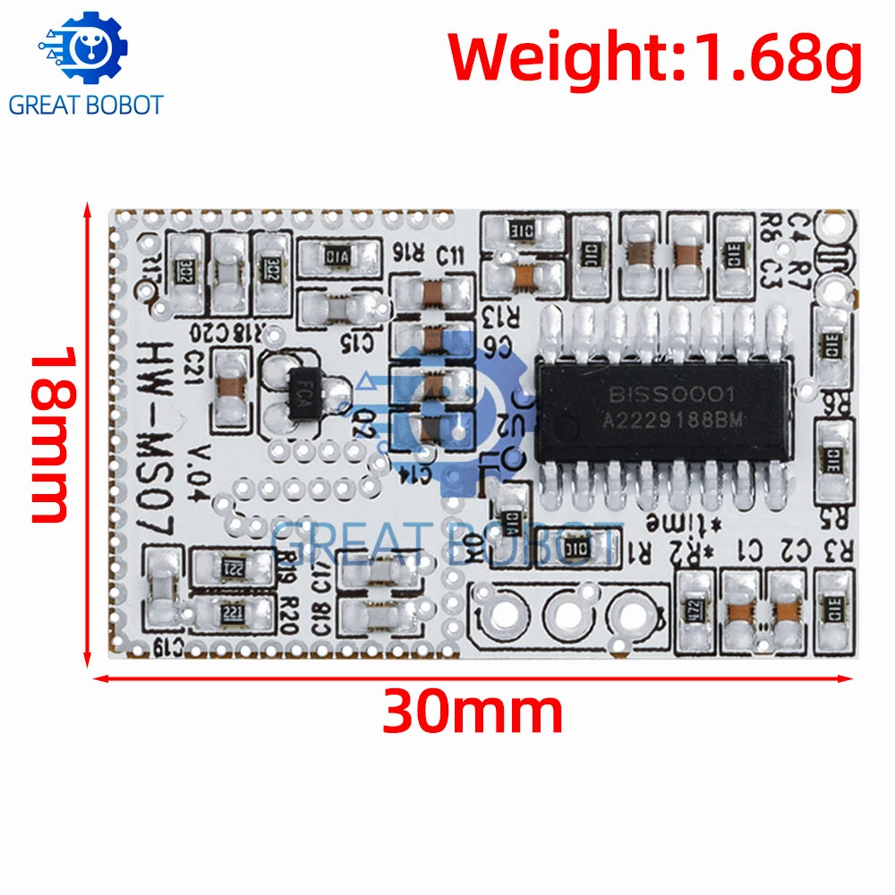 HW-MS07 Microwave Radar Motion Sensor Module | 5.8GHz Motion Sensor Module Axl