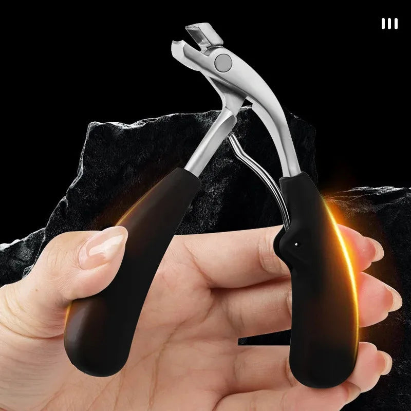 Professional Stainless Steel Nail Clippers – Concave Curved Blade Nail Clippers Axl