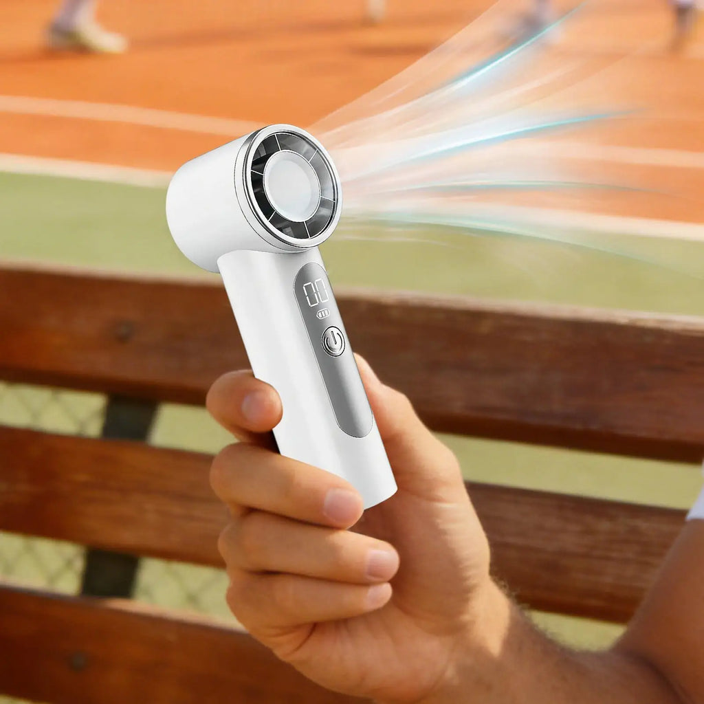 USB Rechargeable Handheld Mini Fan – 6-Speed Portable Cooling Handheld Mini Fan Axl