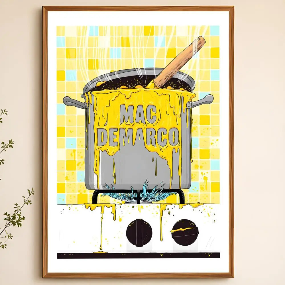 Mac DeMarco Waterproof PVC Wall Poster – Peel & Stick HD Art Wall Art Poster Axl White01 60X90cmNoframe