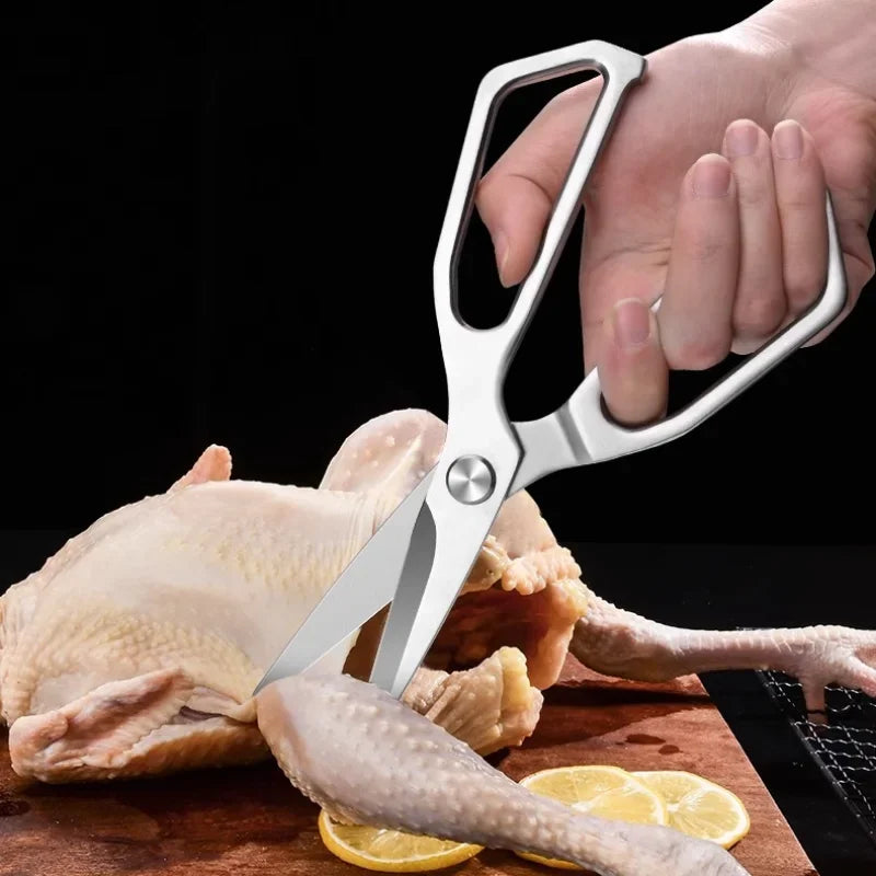 PLYS Stainless Steel Kitchen Scissors – Multifunctional Shears Kitchen Scissors Axl
