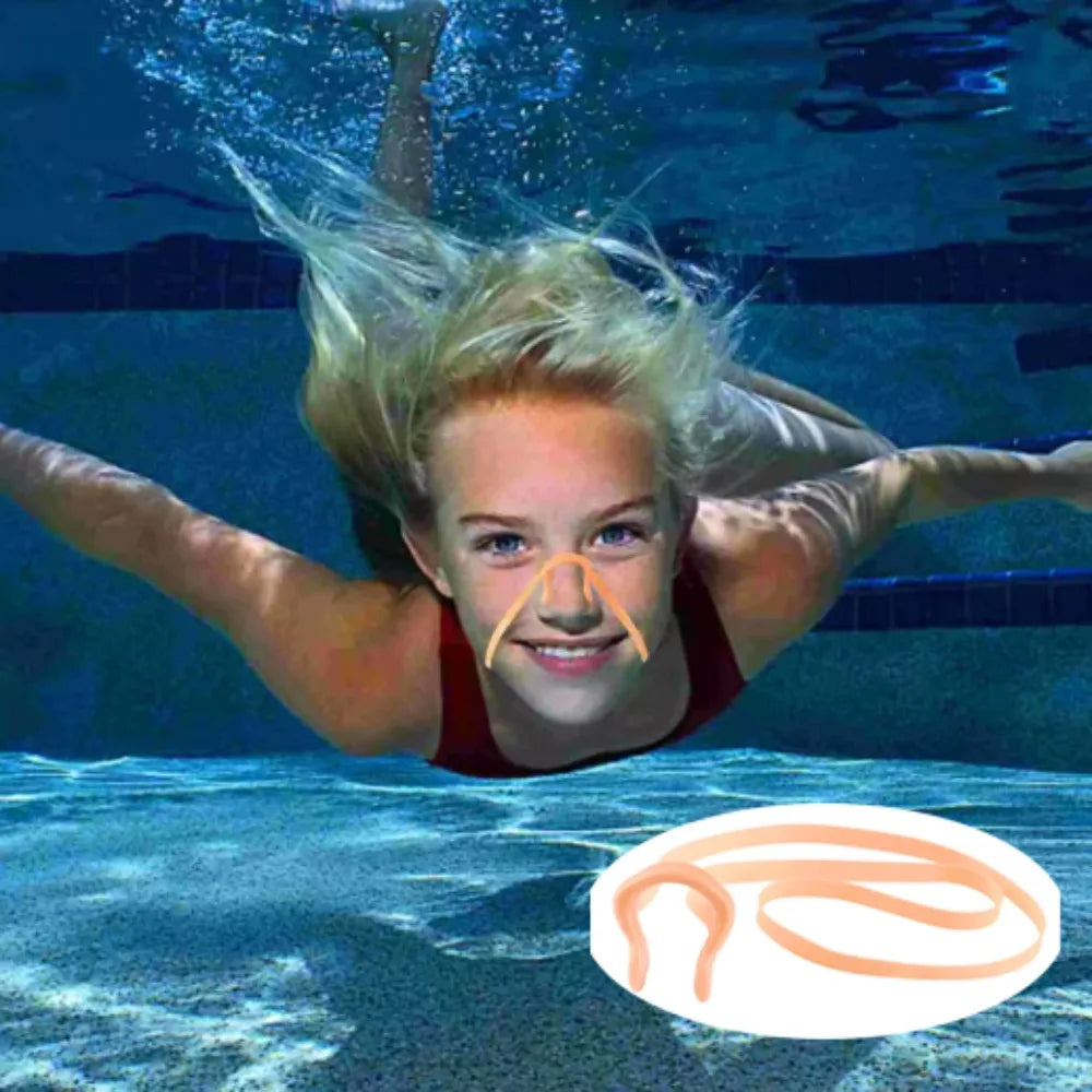 Silicone Swimming Nose Clip with String | Waterproof Nose Plug Swimming Nose Clip Axl