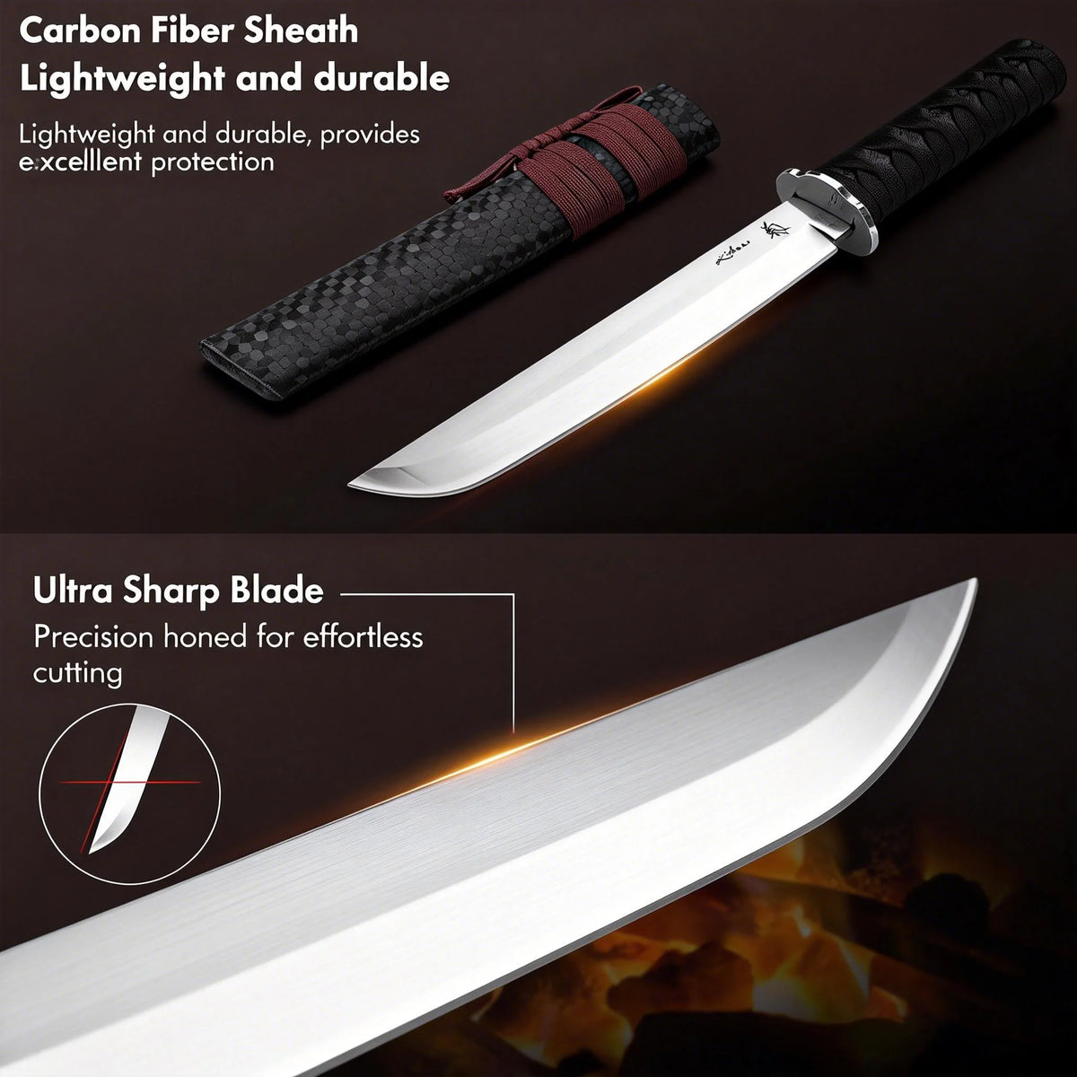 Professional Japanese Kitchen Knife – High-Hardness Steel Blade Kitchen Chef Knife Axl