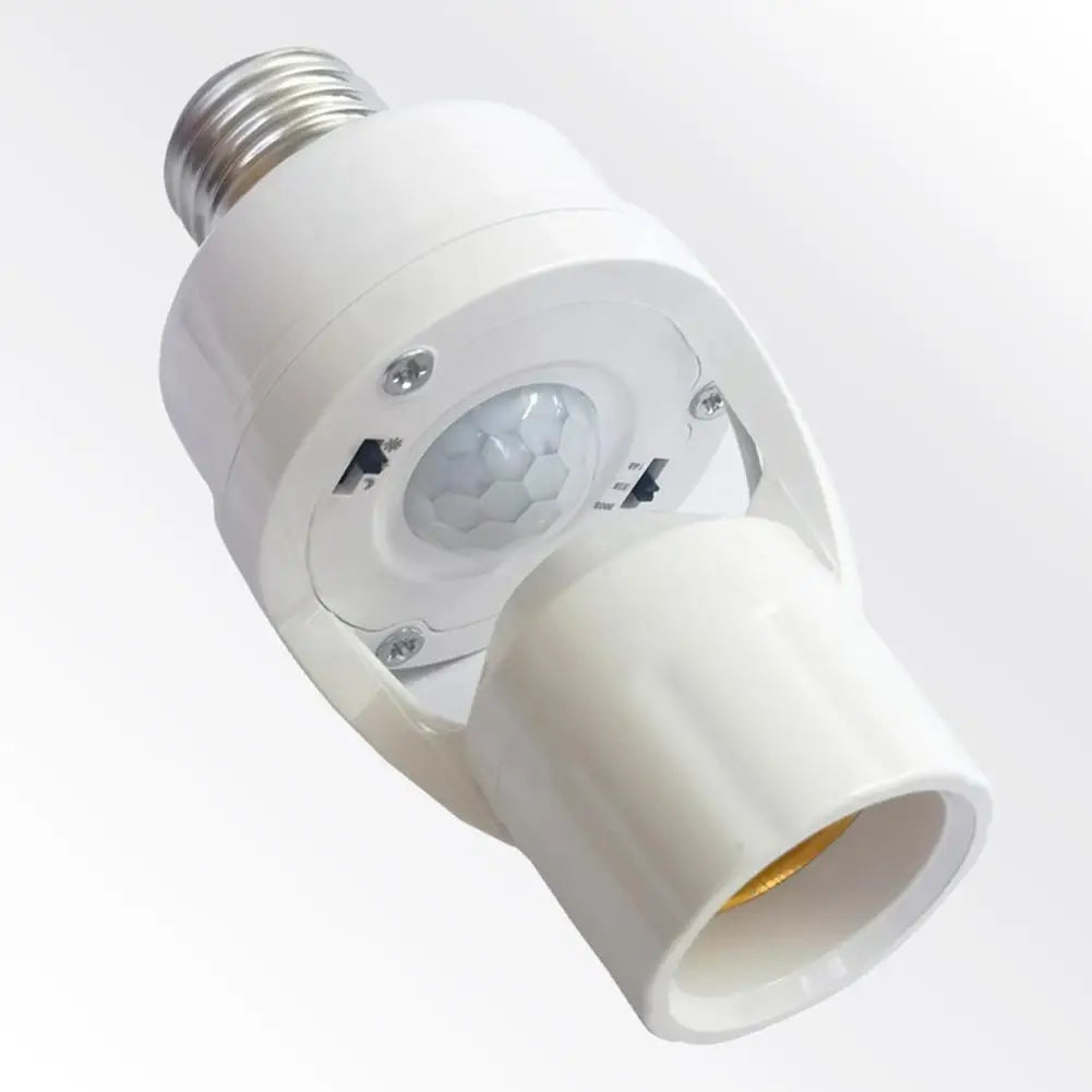 E27 PIR Motion Sensor Lamp Holder – Auto On/Off Light Socket Motion Sensor Socket Axl A