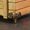 8-Pack Antique Elephant Trunk Furniture Feet for Wooden Boxes Decorative Furniture Feet Axl 8pcs set