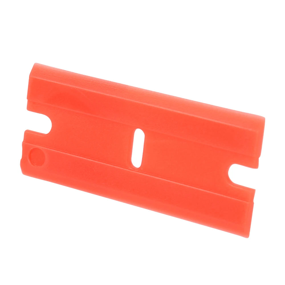 100-Pack Plastic Scraper Blades – Sticker & Glue Remover Scraper Blade Set Axl