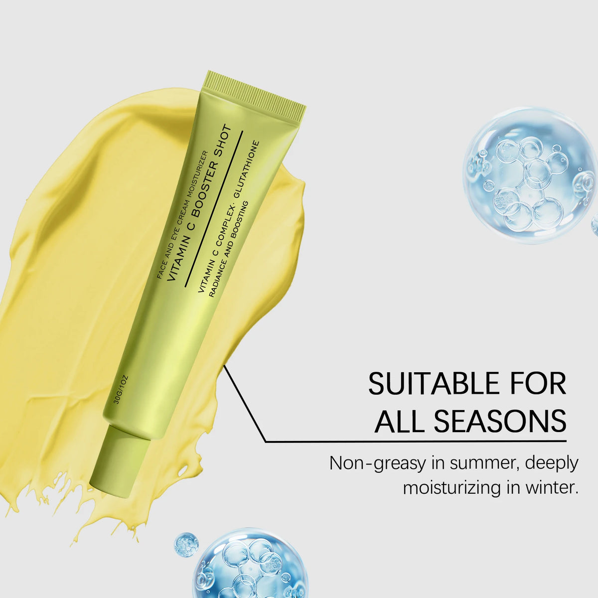 Vitamin C Face Cream Glutathione & Niacinamide | Glass Skin Face Moisturizer Cream Axl