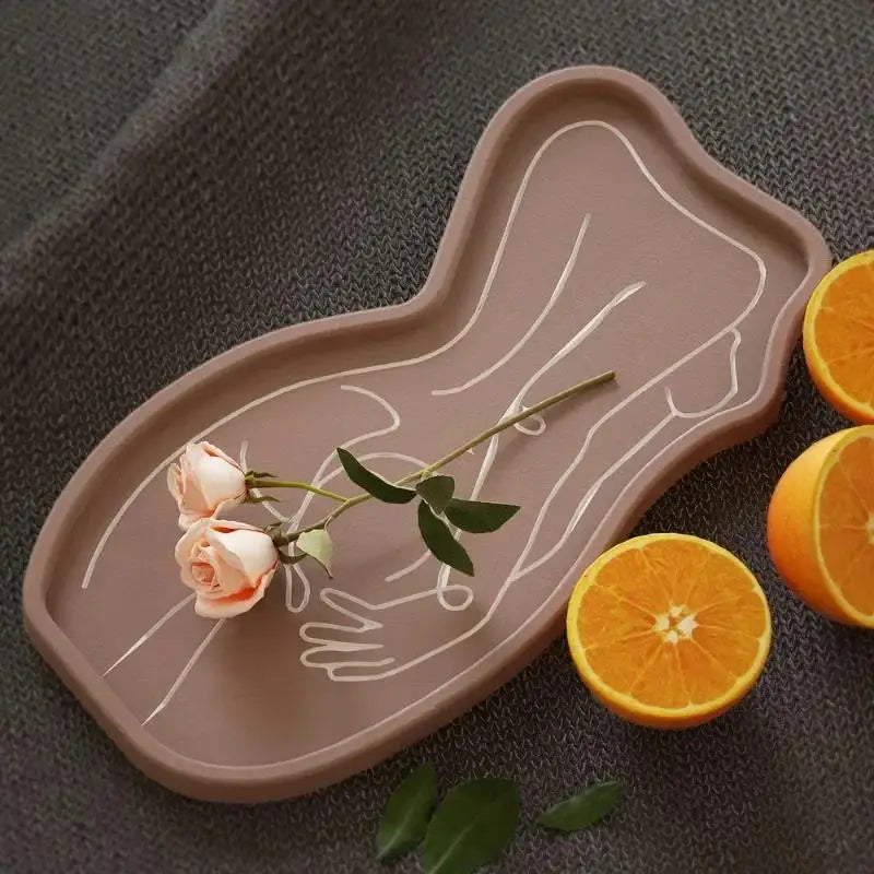 Abstract Human Body Silicone Mold – Resin & Gypsum Tray DIY Craft Silicone Mold Axl