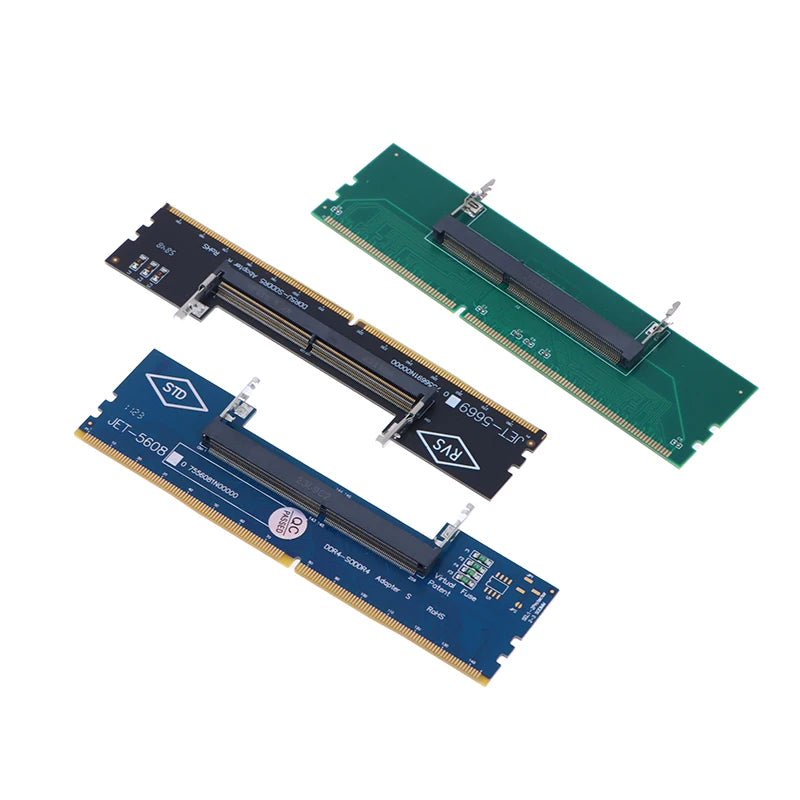 DDR3 DDR4 DDR5 SO-DIMM to Desktop DIMM Memory Adapter Card Memory Adapter Card Axl