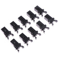 10-Pack Trash Can Lid Latch Clips – Self-Locking Replacement Bin Lid Latch Clips Axl Black