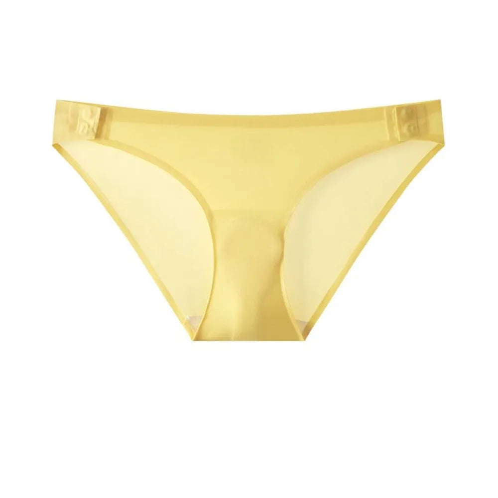 Women's Seamless Low-Rise Briefs – Side Buckle Lace Underwear Women's Briefs Axl Yellow S 1pc