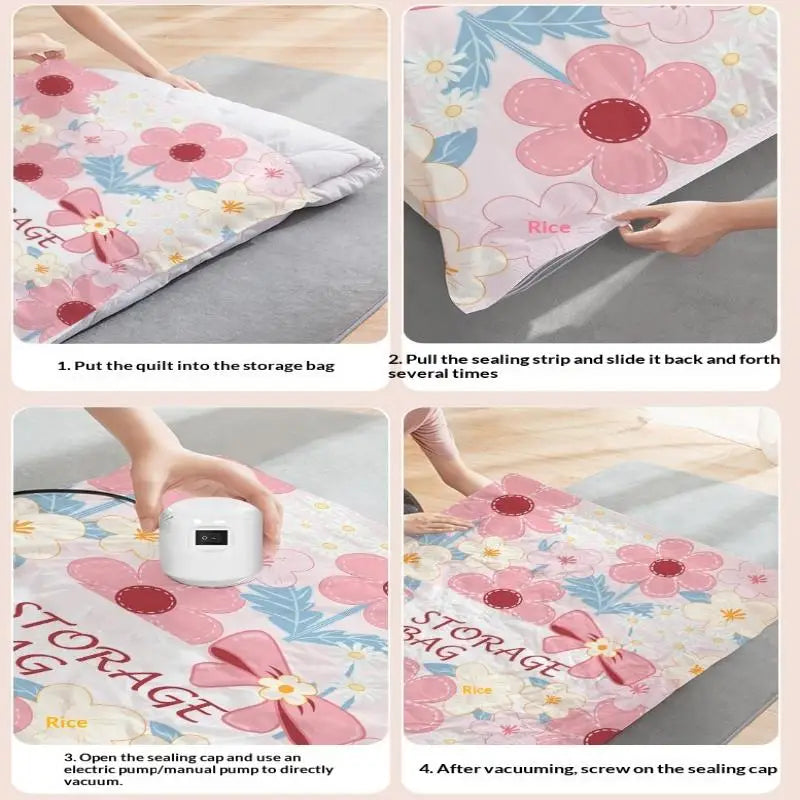 Vacuum Storage Bags – Space Saver for Comforters & Travel Vacuum Storage Bags Axl