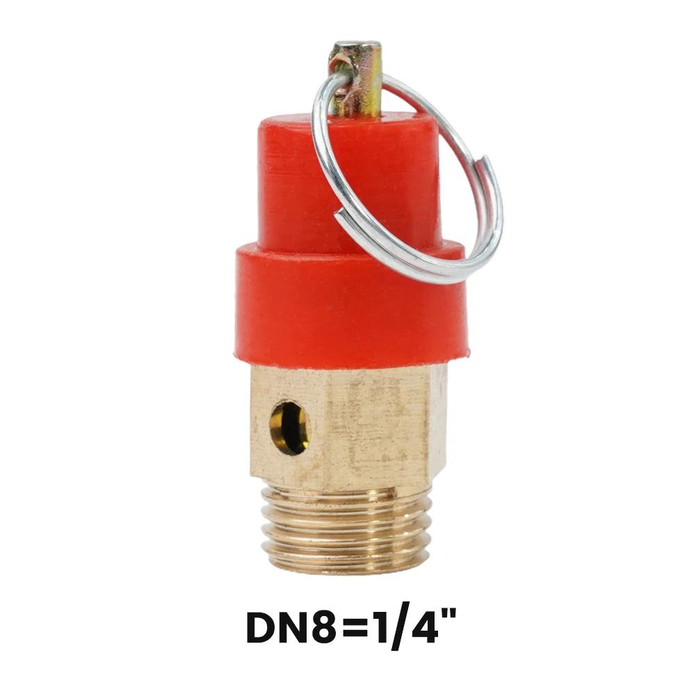1/4" 1/8" BSP Brass Safety Relief Valve 120PSI Air Compressor Pressure Relief Valve Axl 1-4 China Mainland