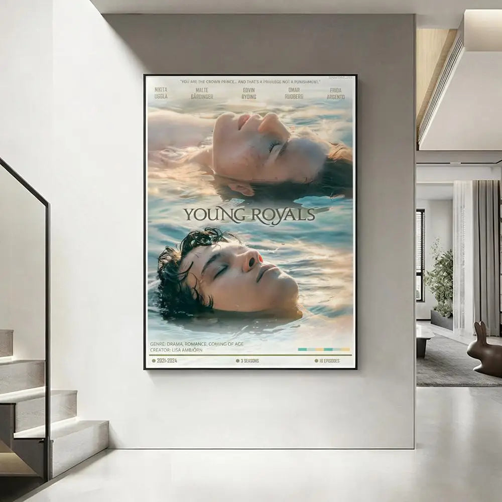 Young Royals TV Show Poster – HD Waterproof Wall Art Print Wall Art Poster Axl