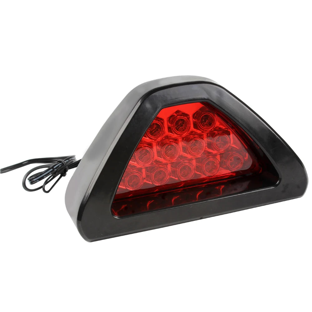 Triangle LED Strobe Brake & Tail Light | Universal 12V Warning LED Brake Light Axl