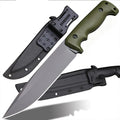 PLYS Stainless Steel Cleaver Knife – High-Hardness Meat Chopper Cleaver Knife Axl green