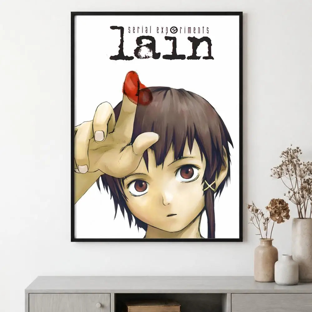 Serial Experiments Lain Anime Poster – HD Waterproof Wall Art Anime Wall Poster Axl