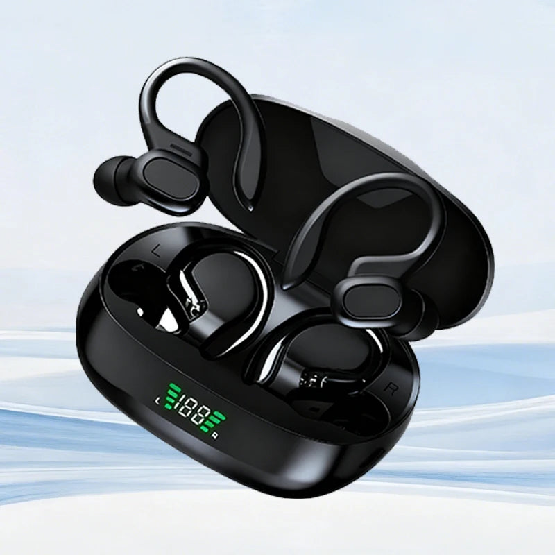 SP16 True Wireless Earbuds – HiFi Sports Ear Hook Headset Wireless Earbuds Axl black