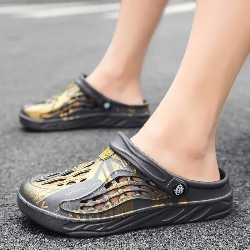 Men's Slip-On Clogs – Breathable Casual Garden Sandals Men's Clogs Sandals Axl