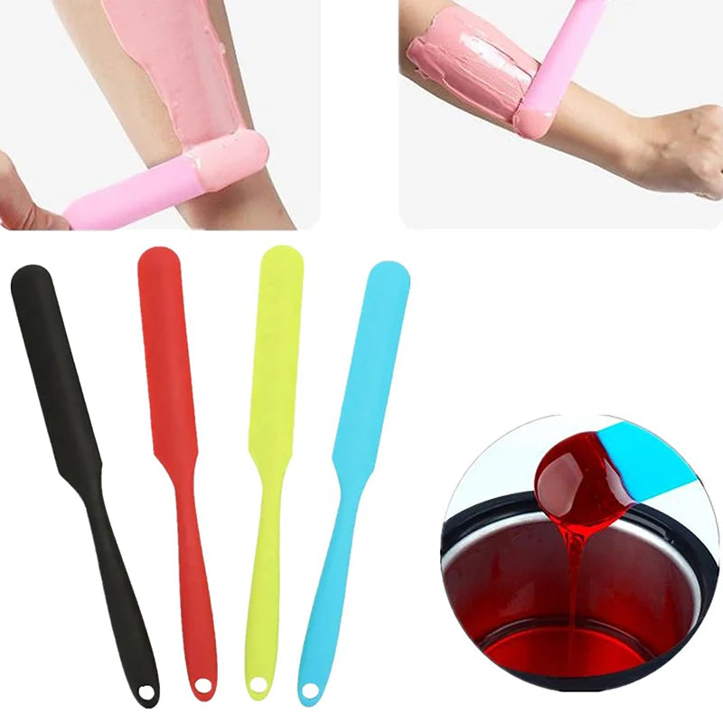 Silicone Waxing Spatula – Non-Stick Wax Applicator Scraper Waxing Spatula Axl
