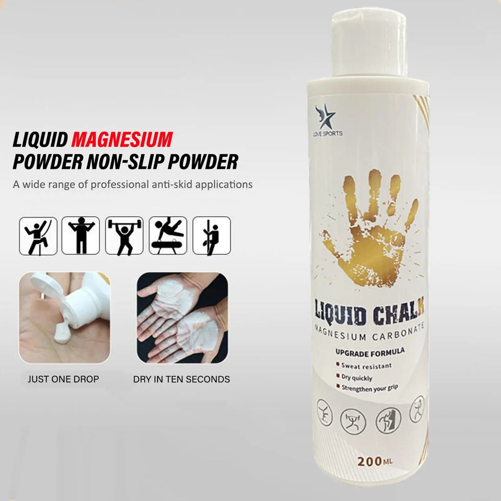 Liquid Chalk Gym Grip 50/100/200ml | Magnesium Powder Liquid Chalk Grip Axl
