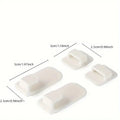 No-Nail Adhesive Wall Hooks – 2 Pairs for Remote & Home Use Adhesive Wall Hooks Axl 4Pcs(2 Pair)