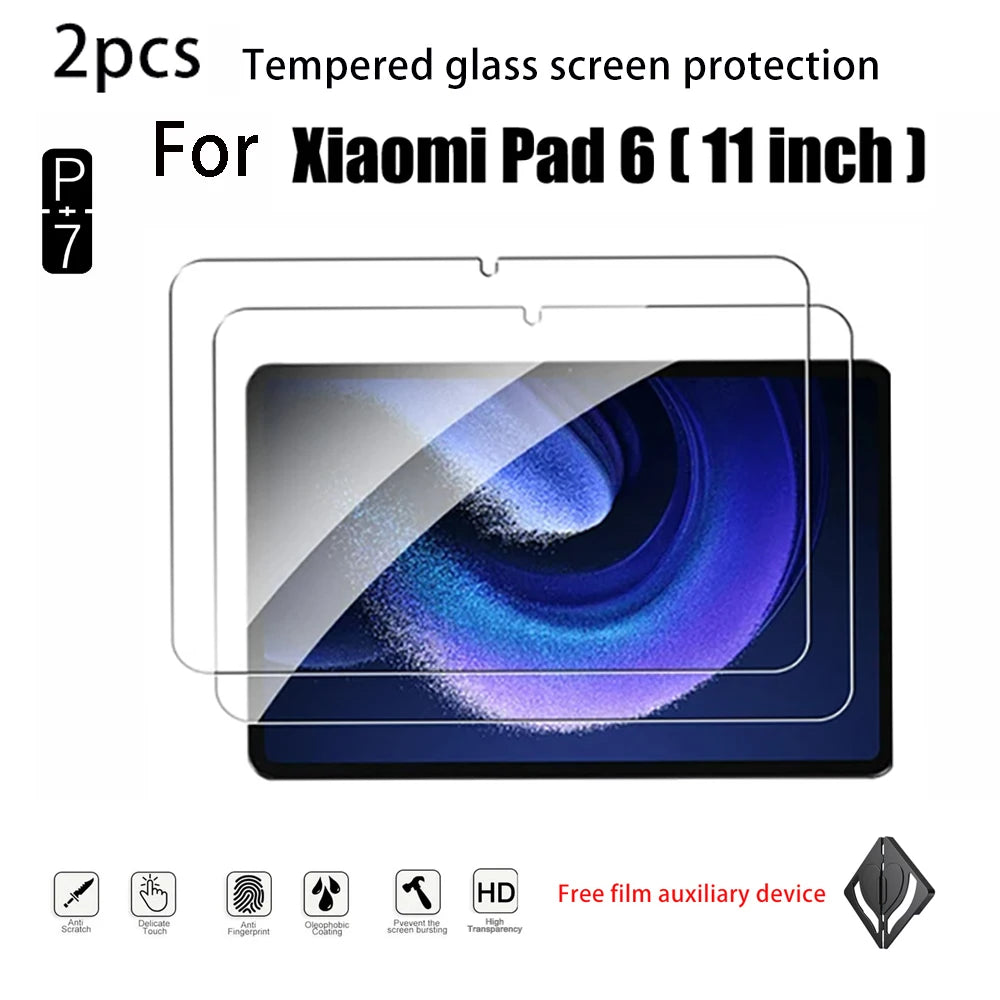 2-Pack HD Tempered Glass Screen Protector for Xiaomi Pad Tablet Screen Protector Axl for xiaomi pad6 11