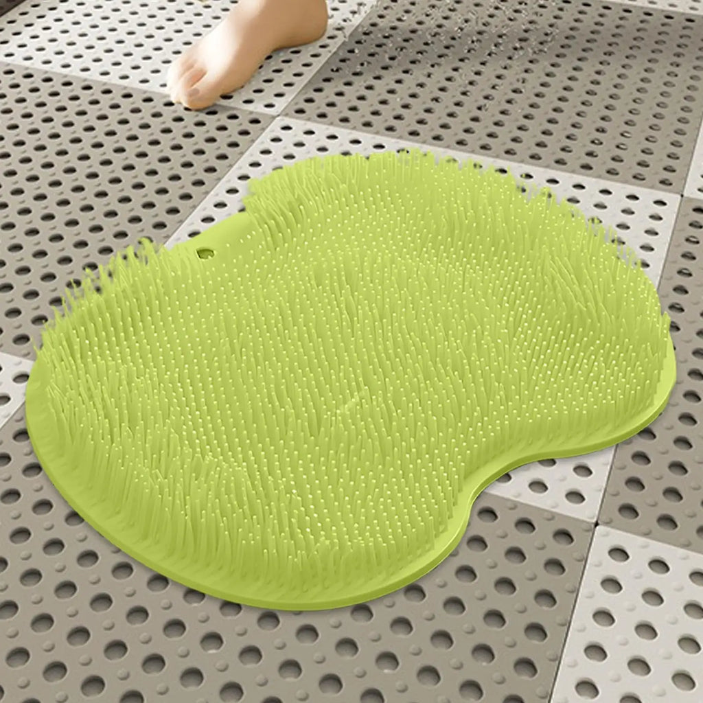 Silicone Shower Foot Scrubber Mat – Non-Slip Bath Massage Silicone Bath Scrubber Axl