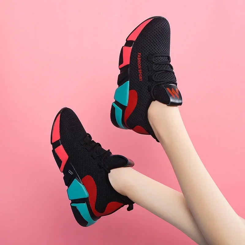 Women's Breathable Mesh Sock Sneakers | Vulcanize Fitness Shoes Women's Sock Sneakers Axl