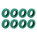 8-Pack Silicone Luggage Wheel Covers – Silent Suitcase Caster Luggage Wheel Covers Axl Lake Green