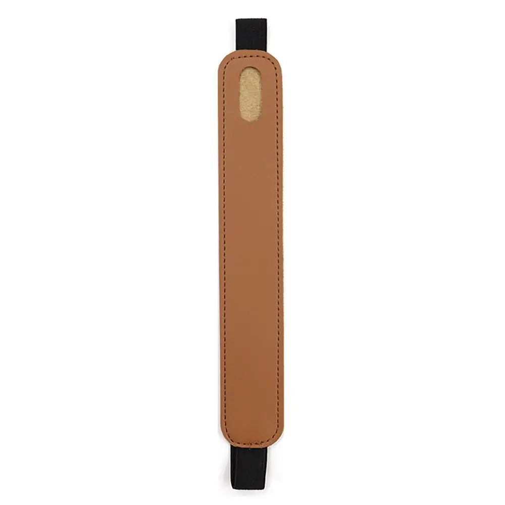 PU Leather Pencil Case – Elastic Buckle Stylus Pen Cover Stylus Pen Case Axl brown