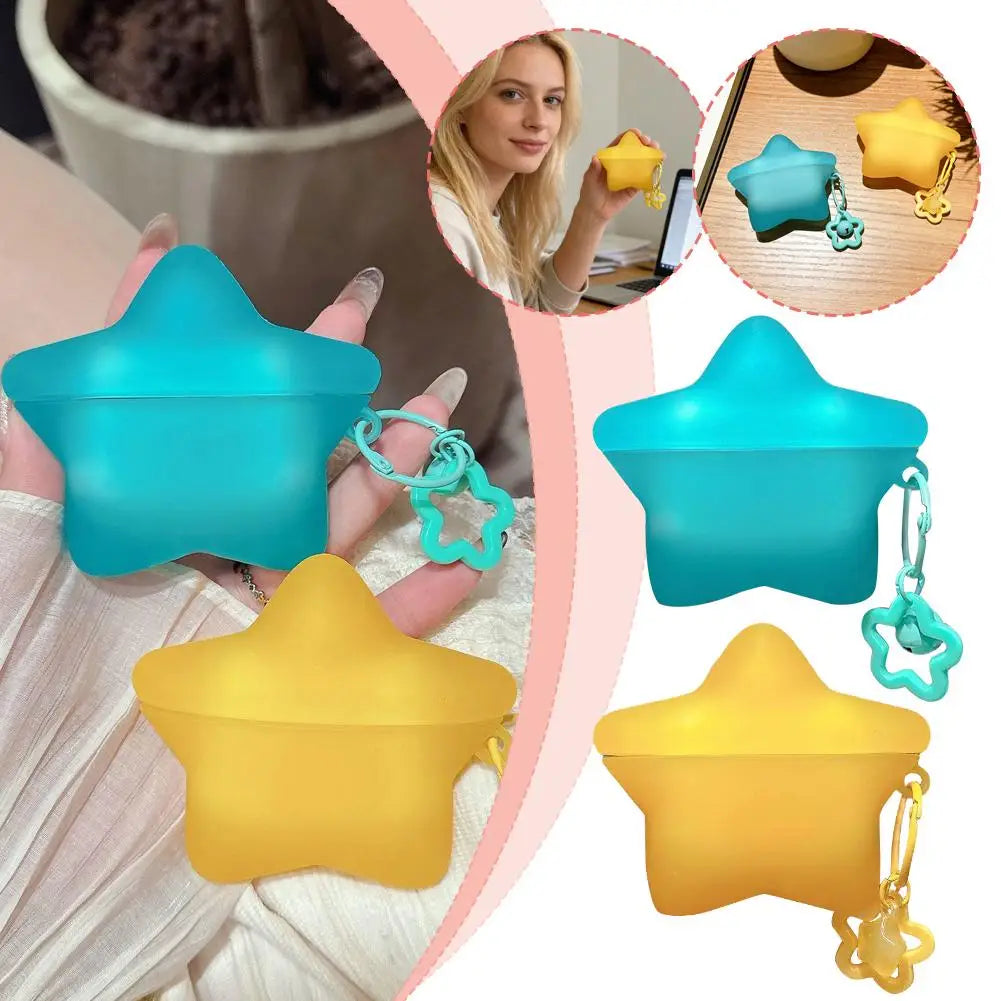 Star-Shaped Glow Silicone Case for AirPods Pro 3 + Pendant Earphone Silicone Case Axl
