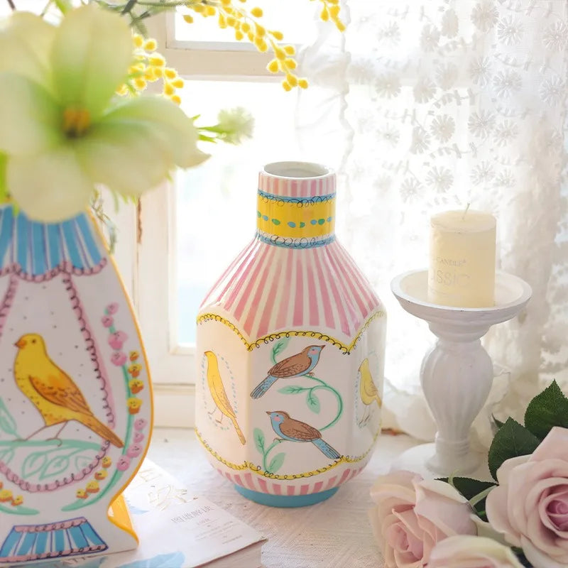Modern Ceramic Vase – Luxury Aesthetic Home Table Decor Decorative Ceramic Vase Axl